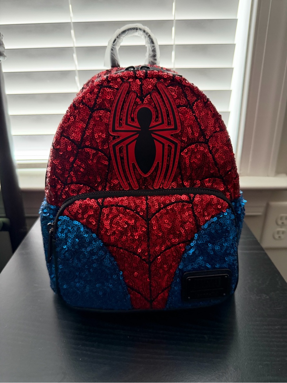 Sequin Spider-Man Loungefly backpack NWT